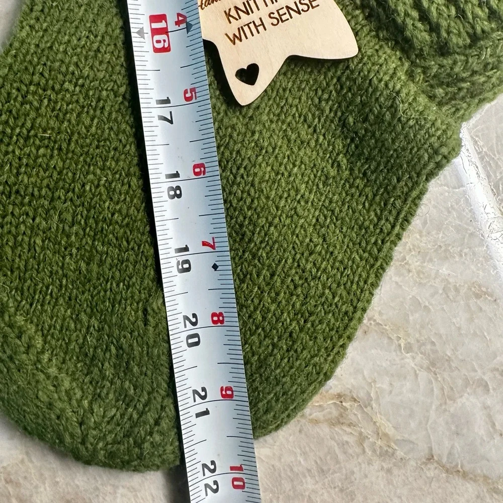 Handmade Wool Knit Stocking (Grayson) - Picture 5 of 5